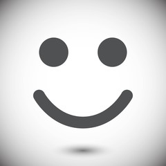 Smile icon stock vector illustration flat design