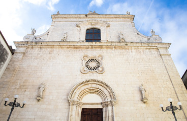 Fototapeta premium St. Francis church to Popoli, abruzzo