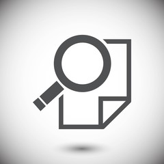 search icon stock vector illustration flat design