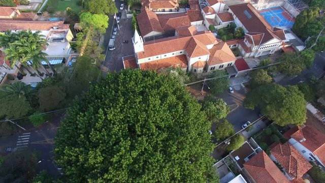 Aerial View of Jardins District, Sao Paulo, Brazil