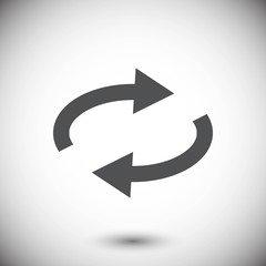 arrow icon stock vector illustration flat design