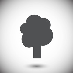 tree icon stock vector illustration flat design