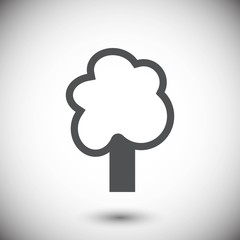 tree icon stock vector illustration flat design