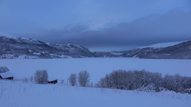 Fagernes, Troms, Norwegen
