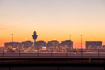 Airport skyline