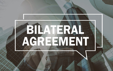 business communication concept:bilateral agreement