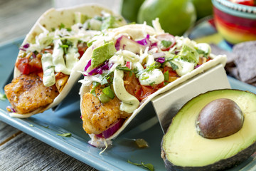 Making of Fresh Fish Tacos