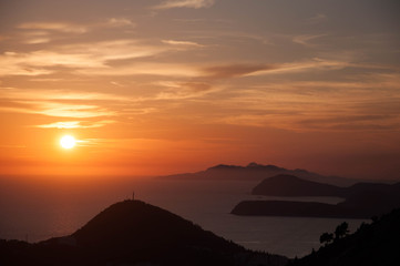 Sunset on Adriatic