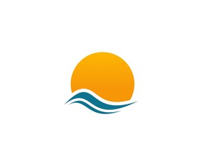 Fototapeta premium Sun logo