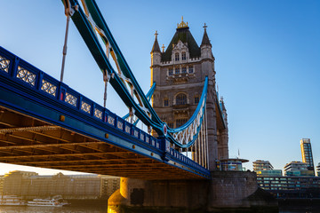 Fototapeta na wymiar The iconic Tower Bridge, London, England