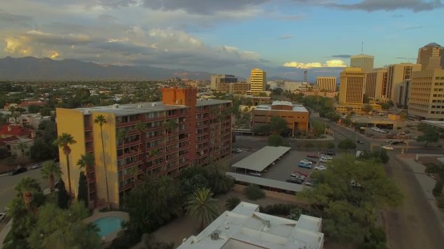 Aerial Arizona Tucson September 2016 4K