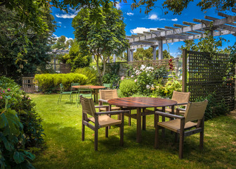 Home backyard garden
