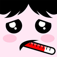 fever face
