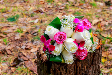 Bridal Bouquet on old and elegant