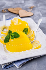Traditional panna cotta