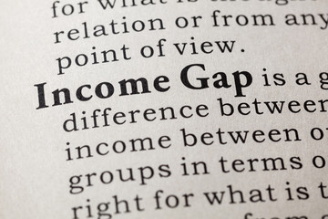 definition of income gap