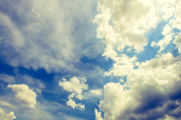 clouds with blue sky