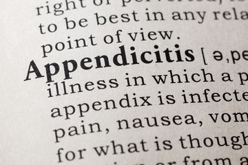 definition of appendicitis