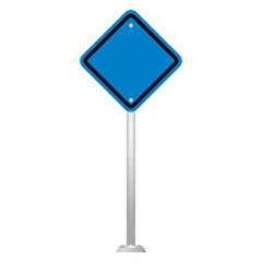 Blank Road Sign Board vector
