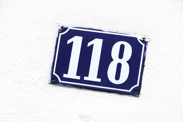 Hausnummer 118