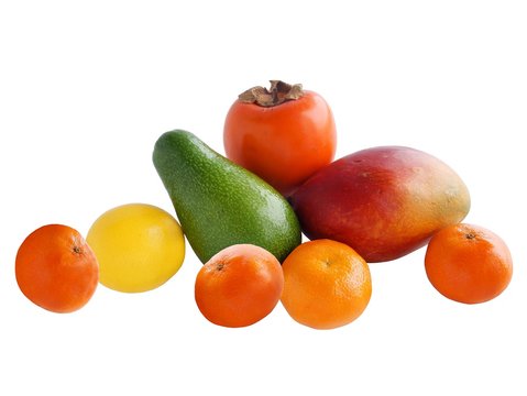 multicolor tropical fruit