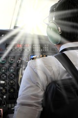 Pilot geblendet durch Laserpointer