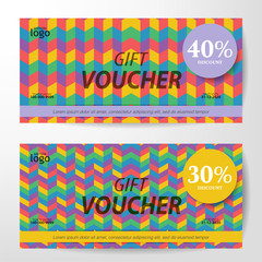Fototapeta premium Premium Gift Voucher Template vector illustration eps 10