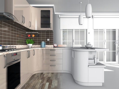 Modern kitchen