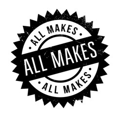All Makes rubber stamp. Grunge design with dust scratches. Effects can be easily removed for a clean, crisp look. Color is easily changed.
