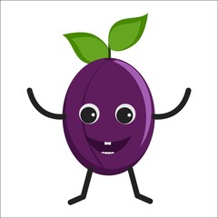 Plum character icon