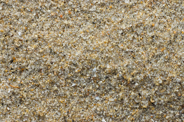 closeup of sand pattern on a beach in the summer