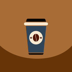  flat vector icon design collection coffee to go