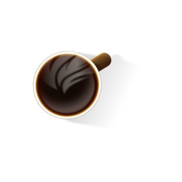 recommend clip art: Кружка кофе изолированный вектор