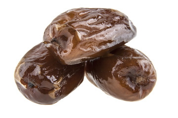 Dates isolated on white background