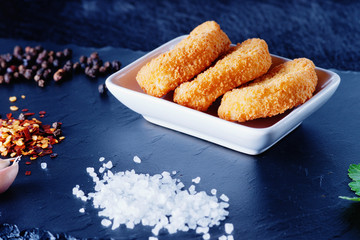 Chicken nuggets and spices