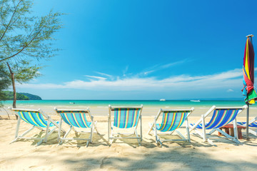 Chair beach for relaxation