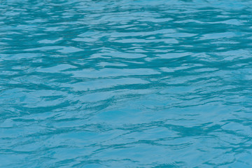 Blue water surface