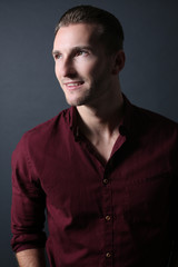 Fototapeta premium Elegant man smiling 