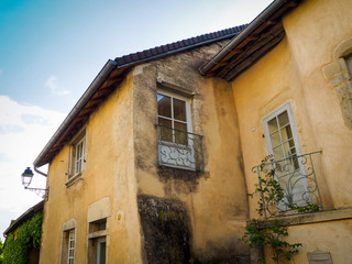 Old house facade in France