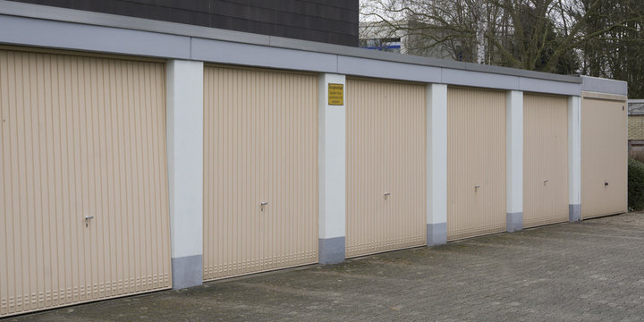 Garagen, Nordrhein-Westfalen, Deutschland, Europa