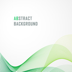 Abstract wave background composition