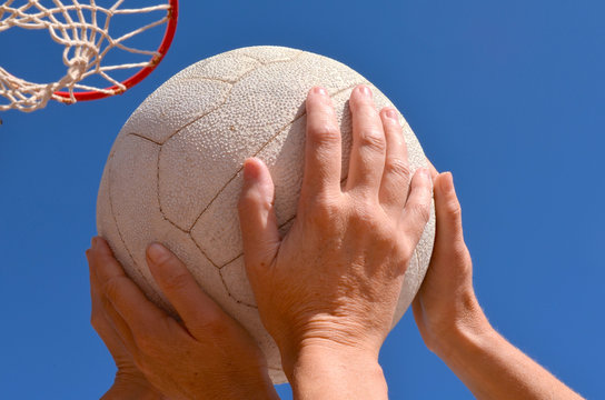 Playing Netball