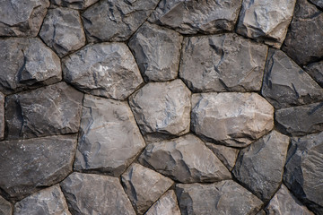 Limestone wall background and textured