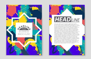 Abstract vector layout background set. For art template design, list, front page, mockup brochure theme style, banner, idea, cover, booklet, print, flyer, book, blank, card, ad, sign, sheet,, a4.