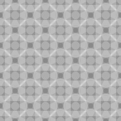 Gray vector seamless pattern. Grayscale geometric ornament
