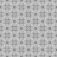 Gray vector seamless pattern. Grayscale geometric ornament