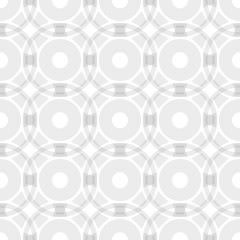 Gray vector seamless pattern. Grayscale geometric ornament