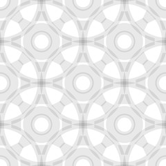 Gray vector seamless pattern. Grayscale geometric ornament