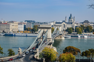 Fototapeta premium Chain Bridge in Budapest 