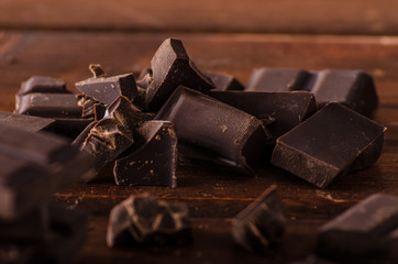Dark chocolate product